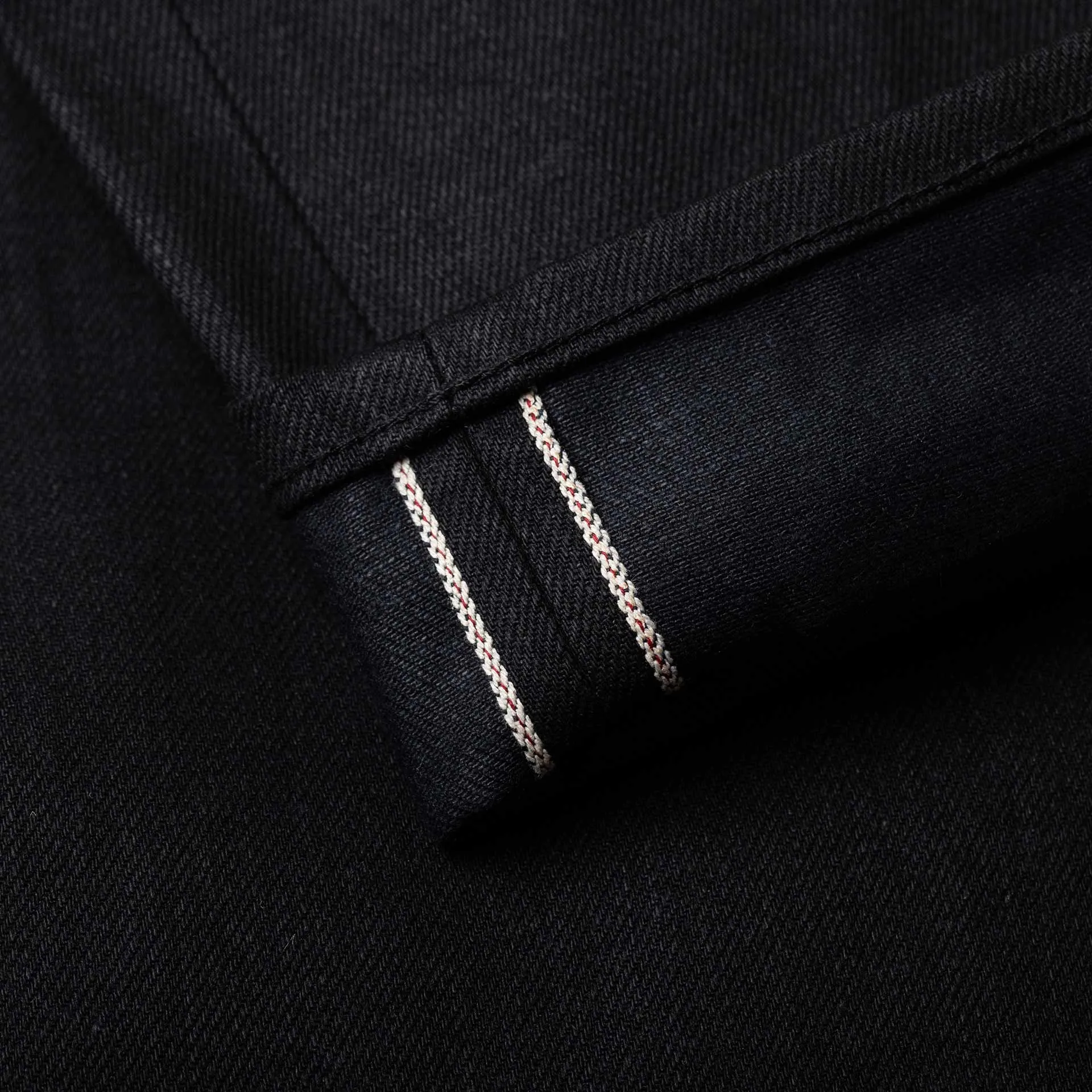13 oz black selvedge Benzak Denim Developers 006