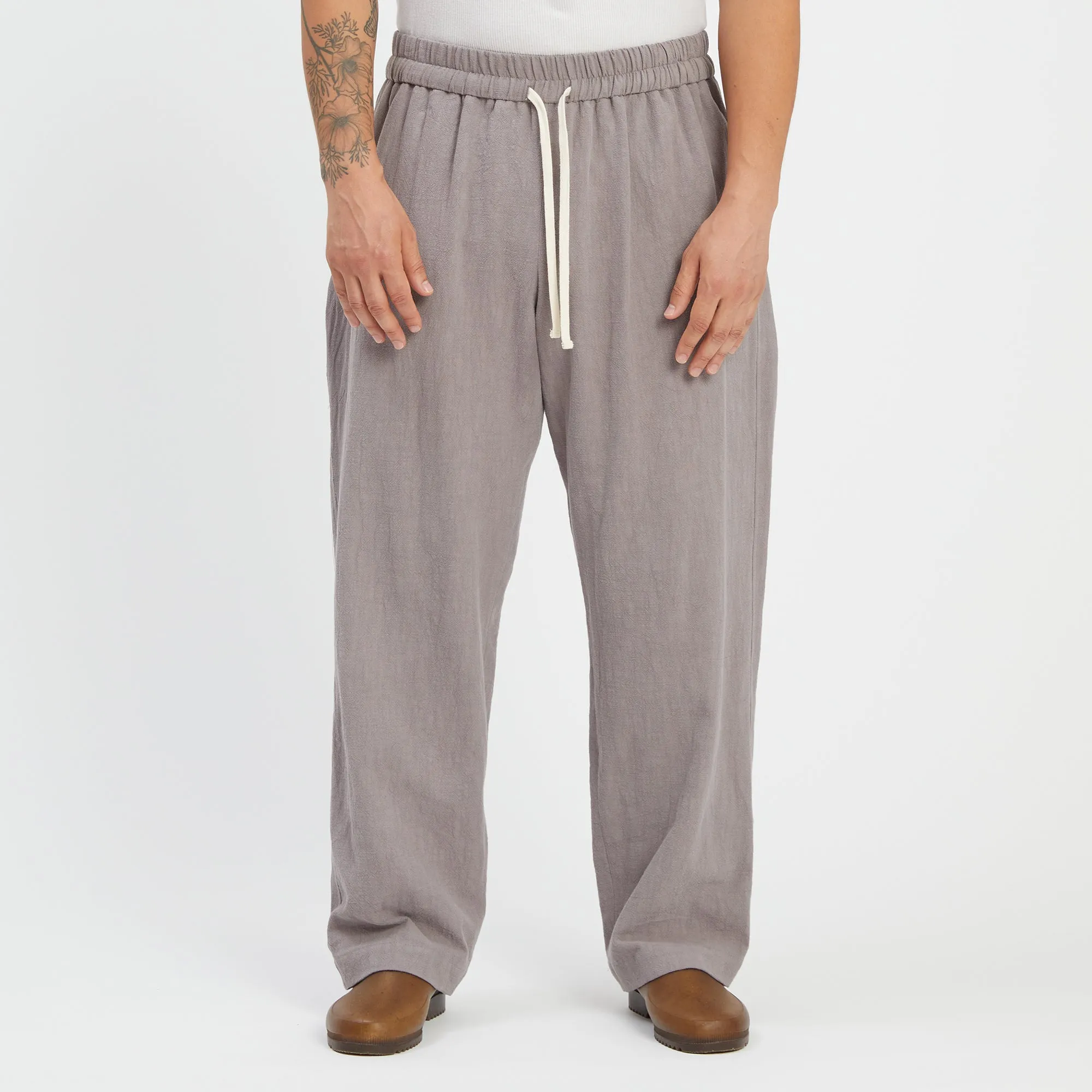 Big Bronco Pant - Grey Ramie