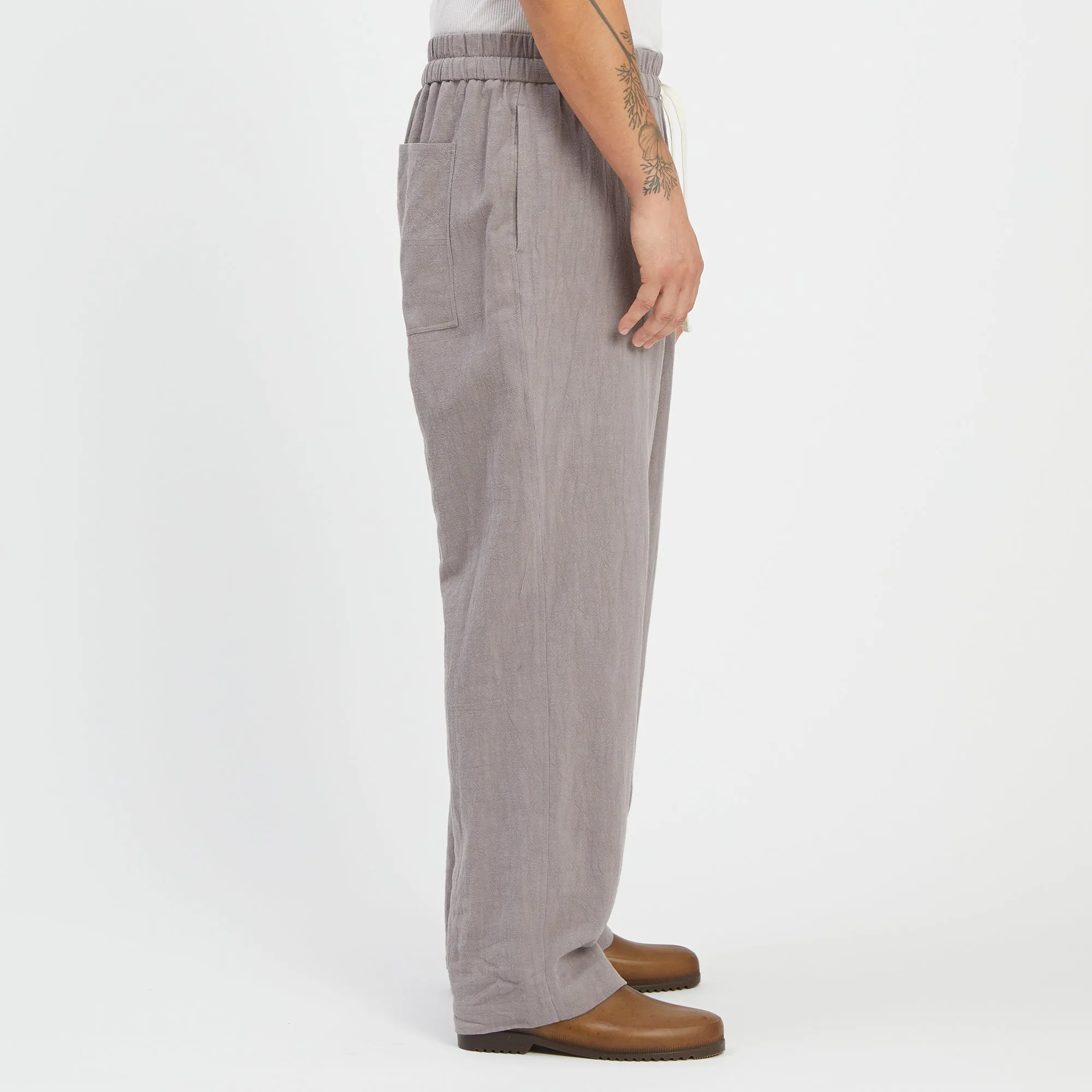 Big Bronco Pant - Grey Ramie