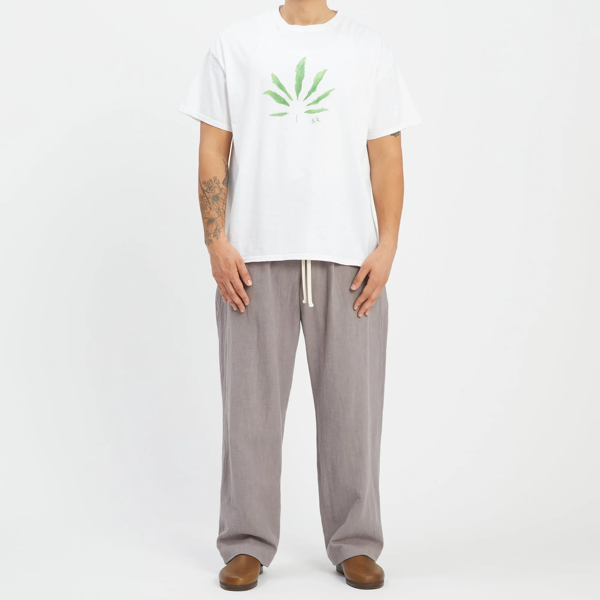 Big Bronco Pant - Grey Ramie