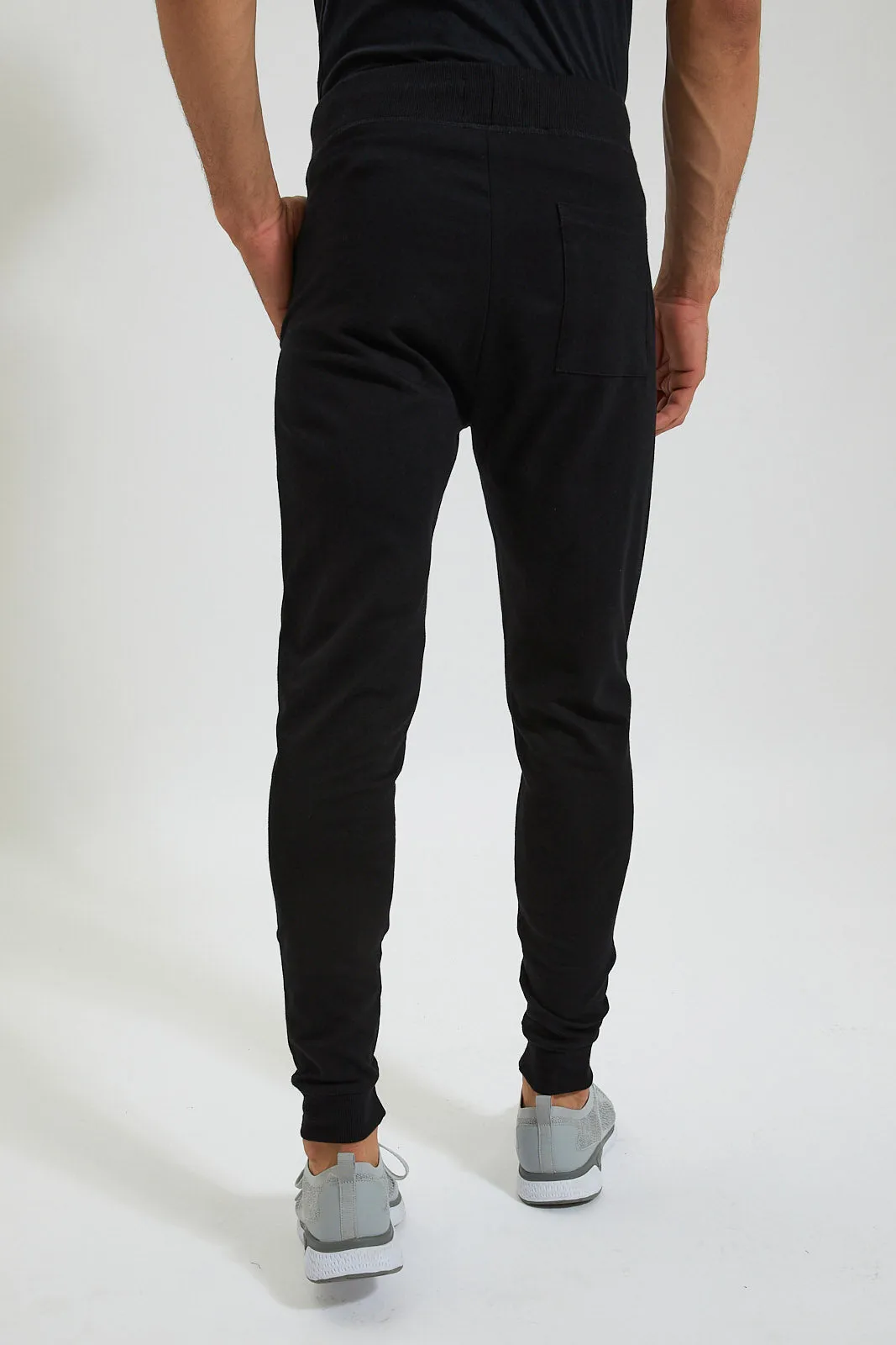 Black Elasticated Waist Jogger