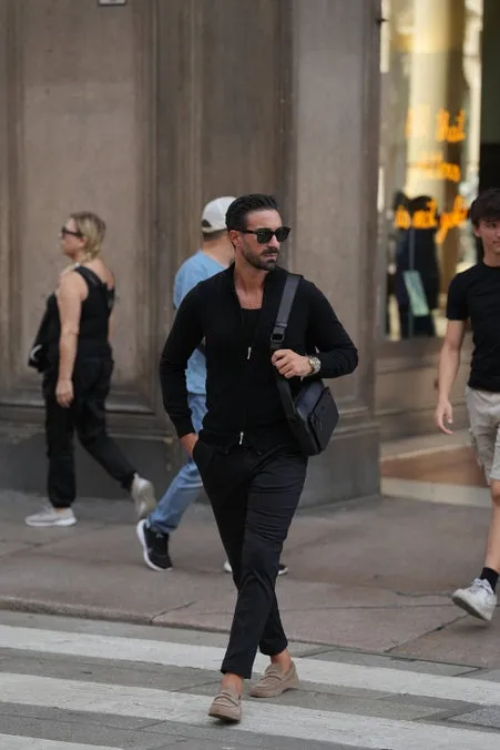 Black Zip Cardigan