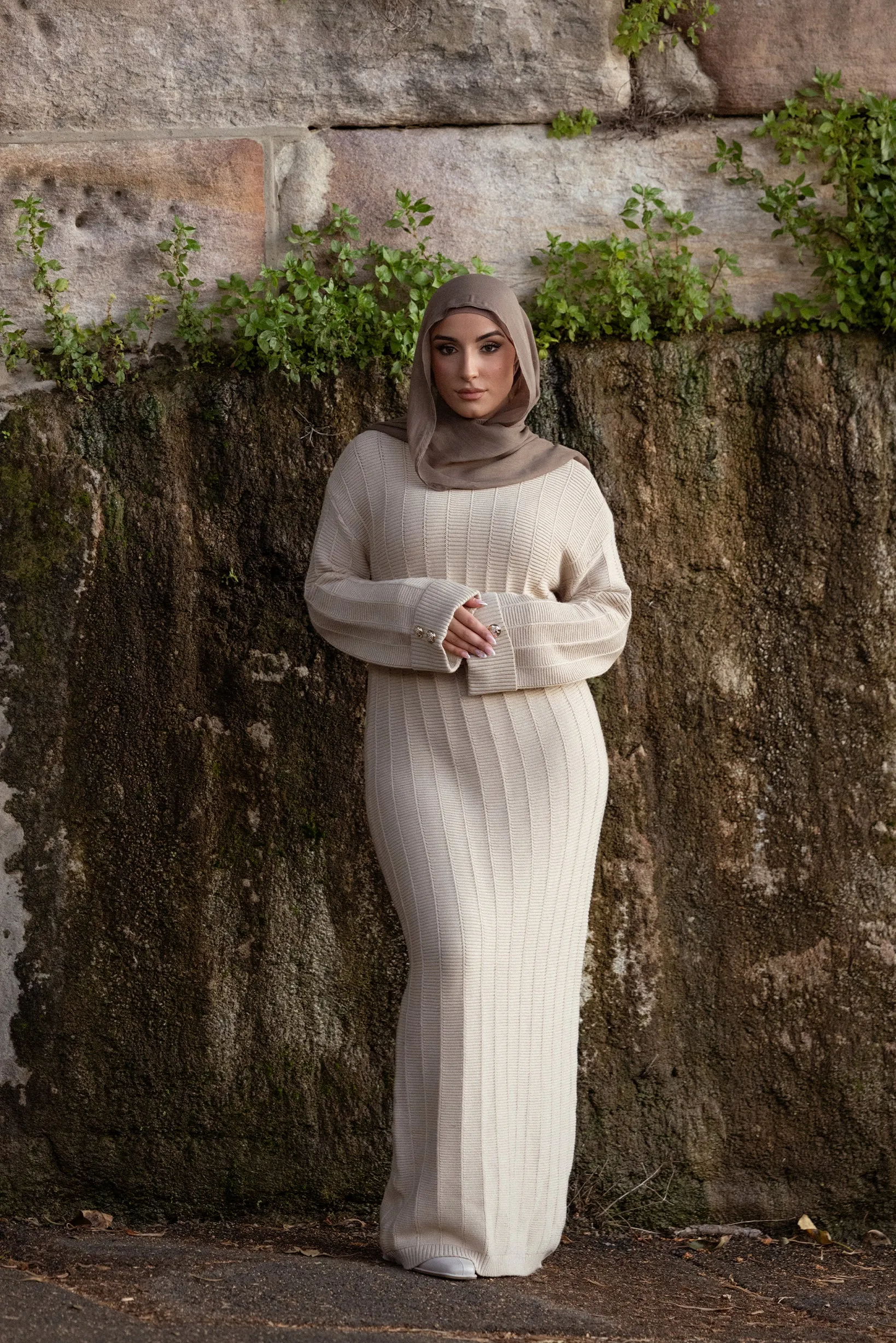 Brumal Maxi Knit Abaya