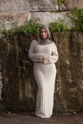 Brumal Maxi Knit Abaya