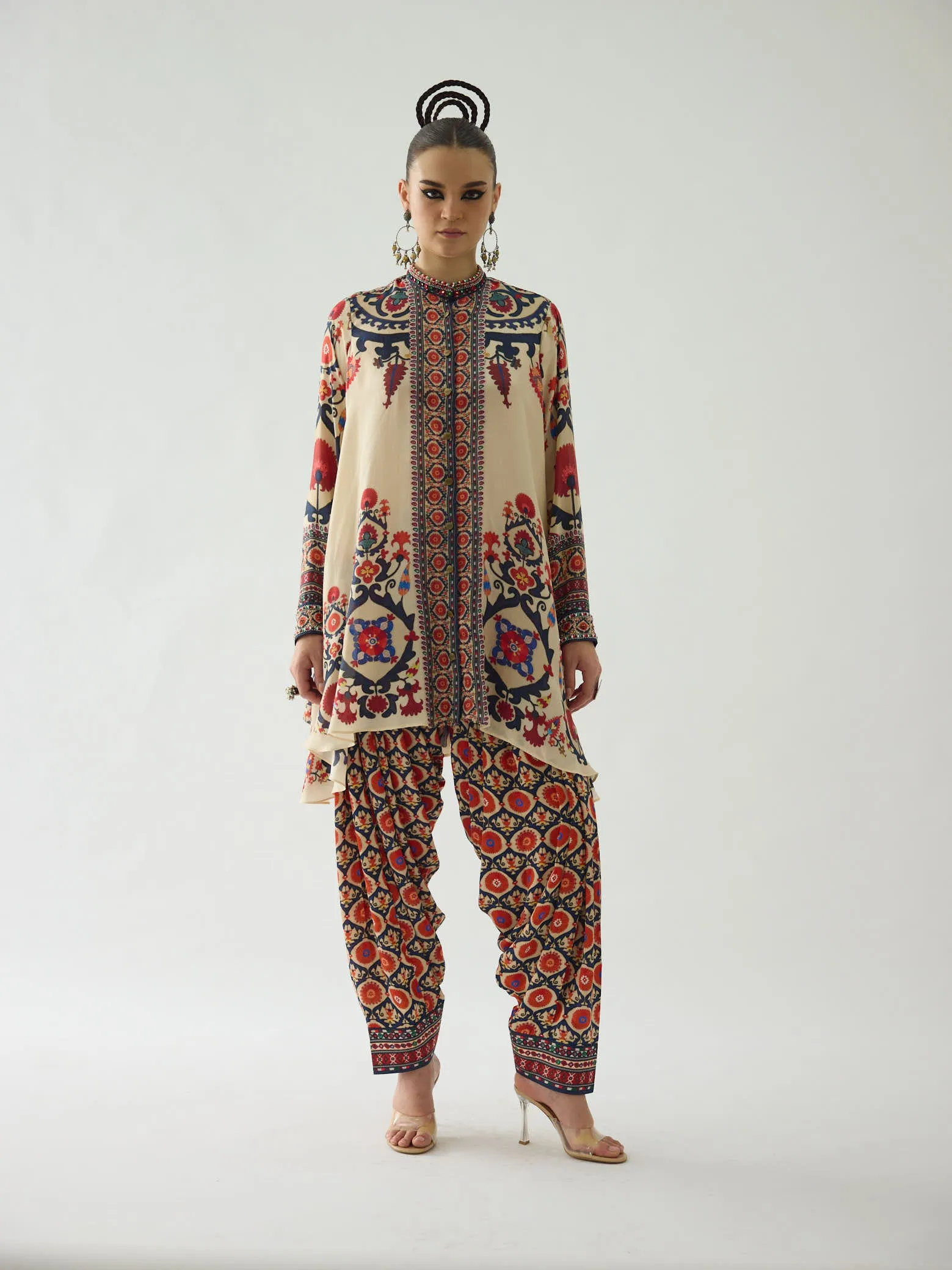 Bukhara Rust Nilofer Tunic Set