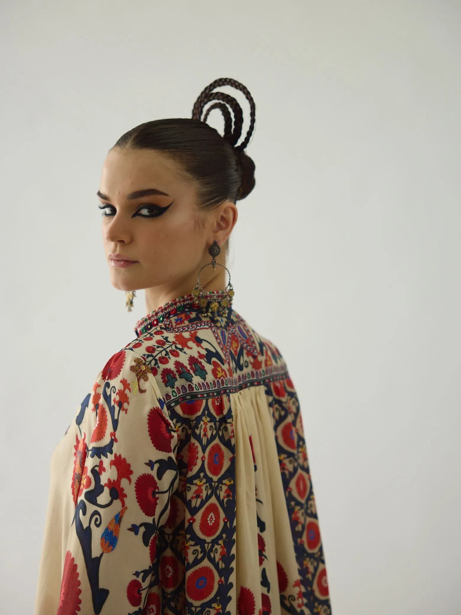 Bukhara Rust Nilofer Tunic Set