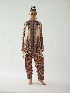 Bukhara Rust Nilofer Tunic Set