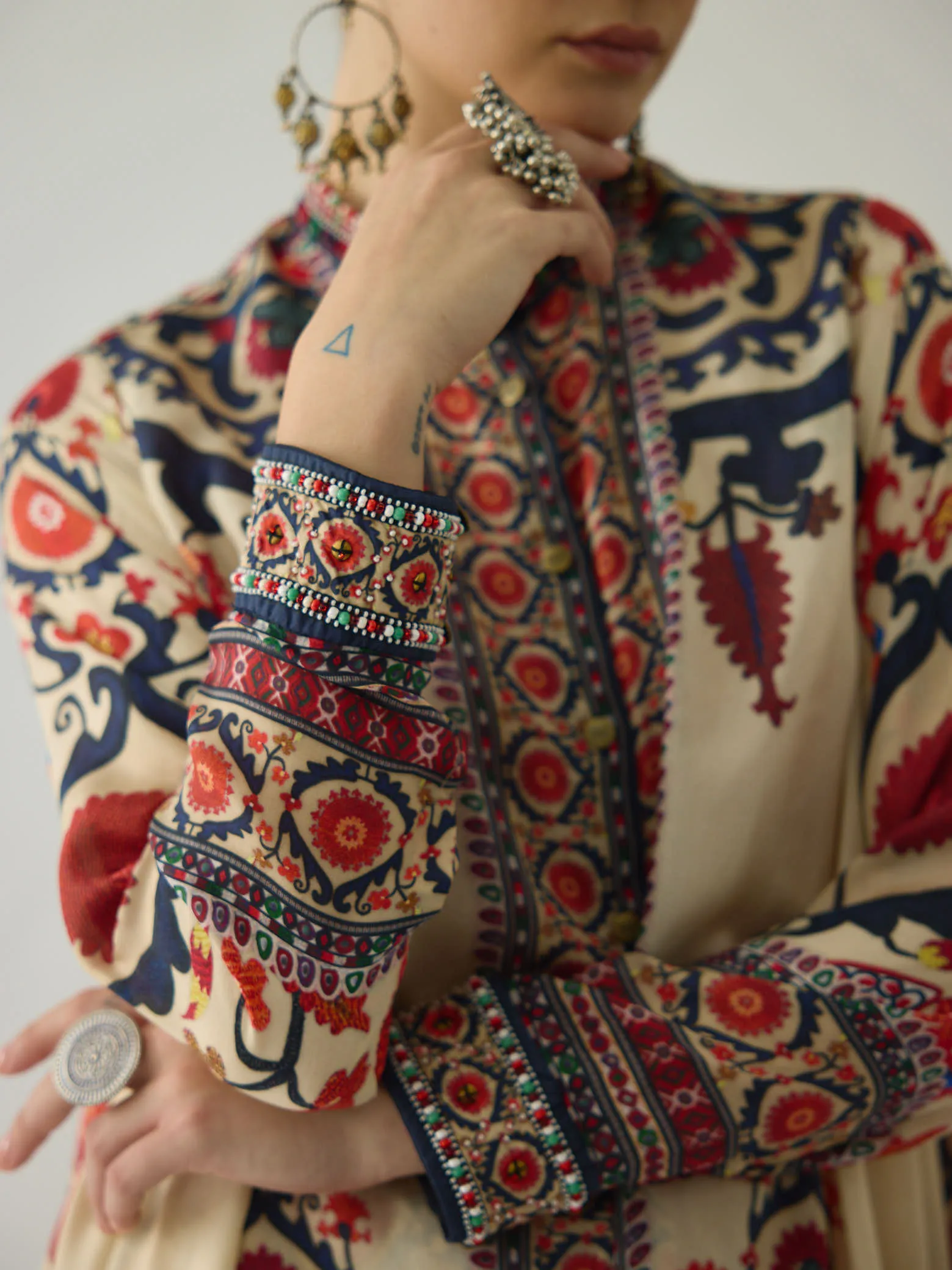 Bukhara Rust Nilofer Tunic Set