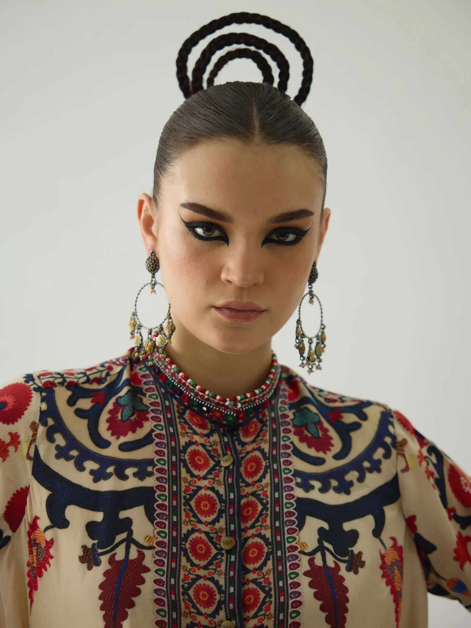 Bukhara Rust Nilofer Tunic Set