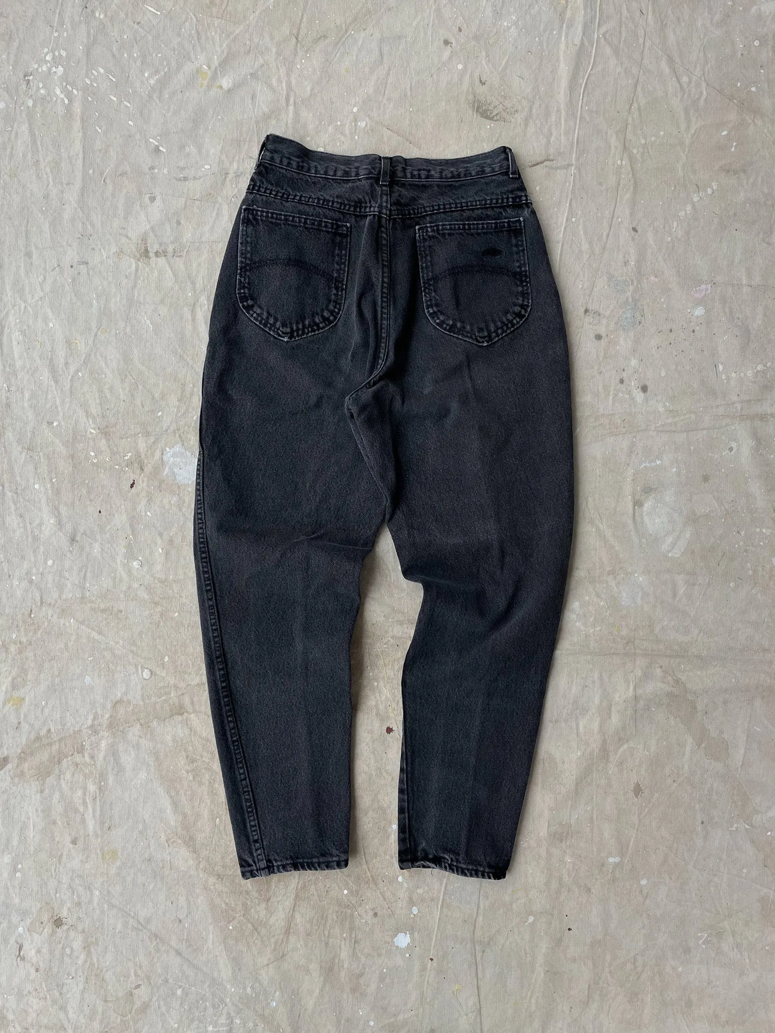 Chic Black Wash High-Rise Jeans—[27X28]