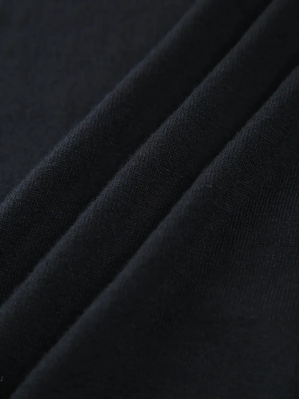Contrast Trim Collar V-neck Knit Bodysuit