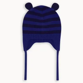 Damson - Blueberry Knit Hat With Ears