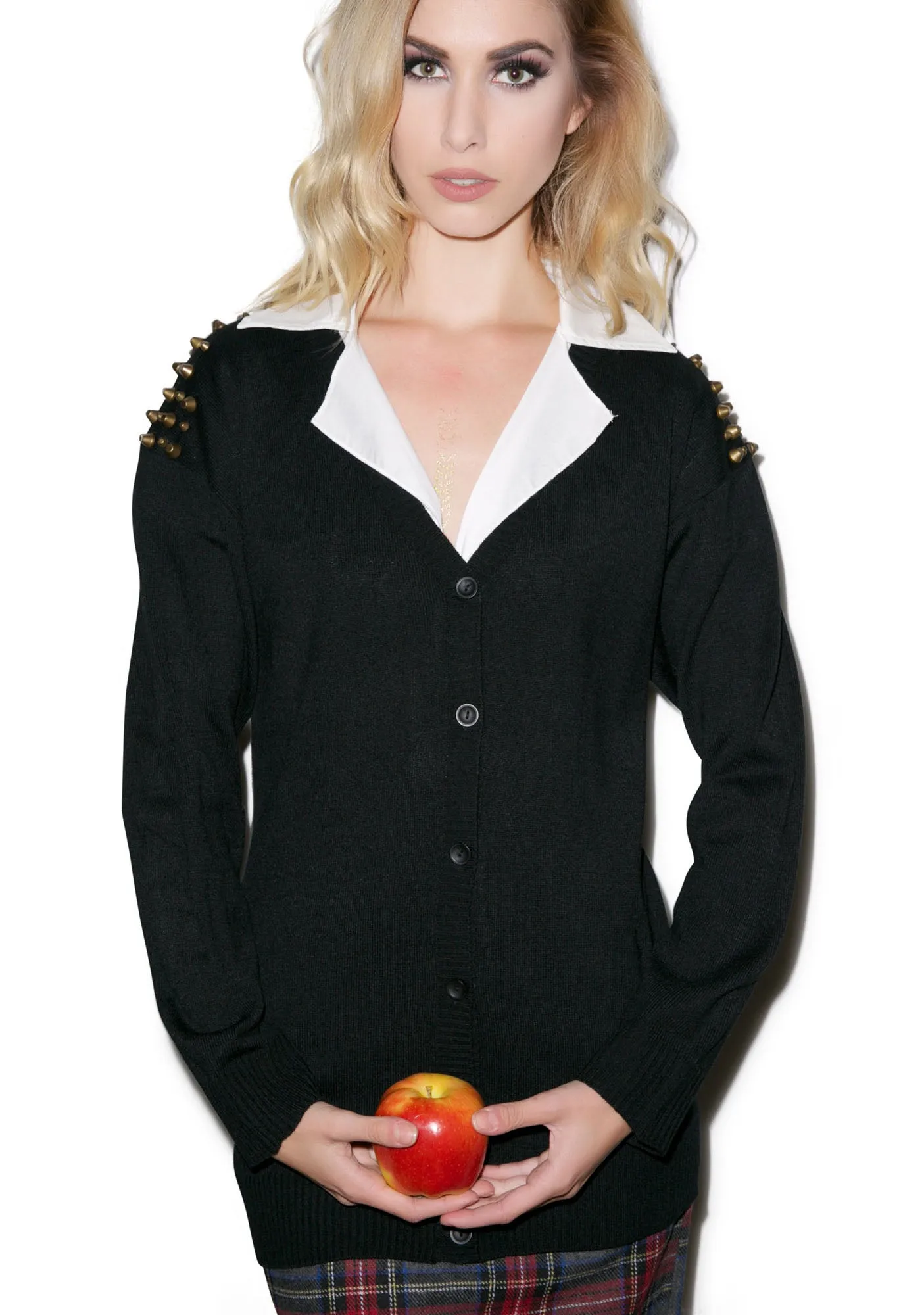 Gold Spineless Cardigan