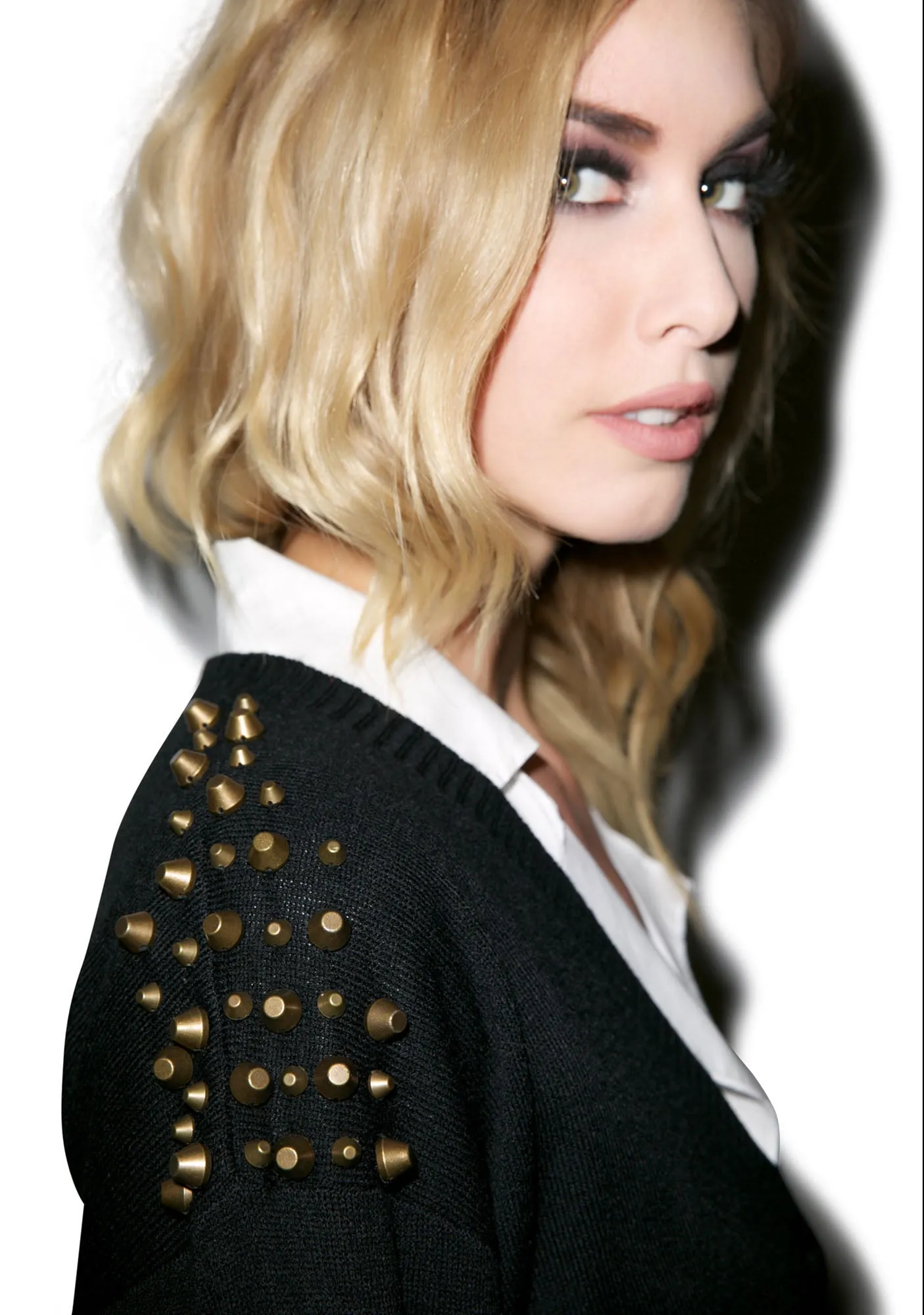 Gold Spineless Cardigan