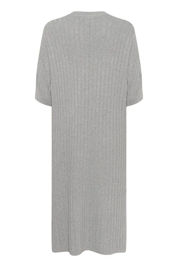 KALOLA KNIT DRESS | GREY MELANGE