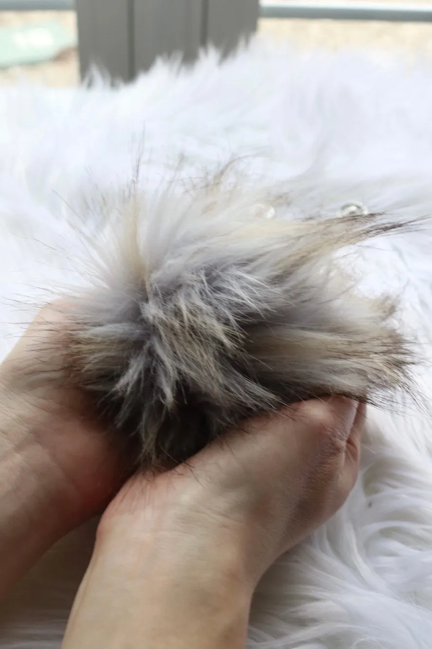 Large 6" Faux Fur Pom-Pom