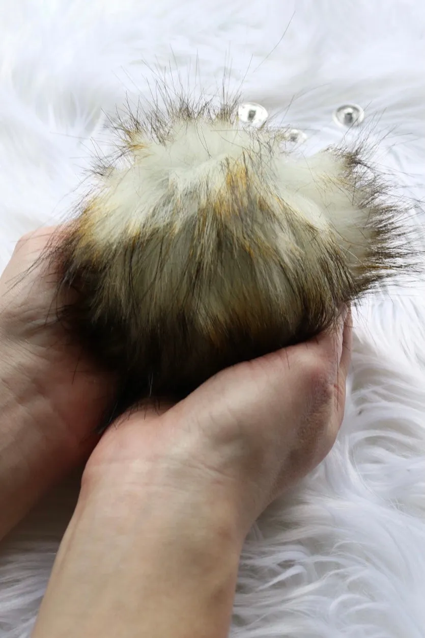Large 6" Faux Fur Pom-Pom