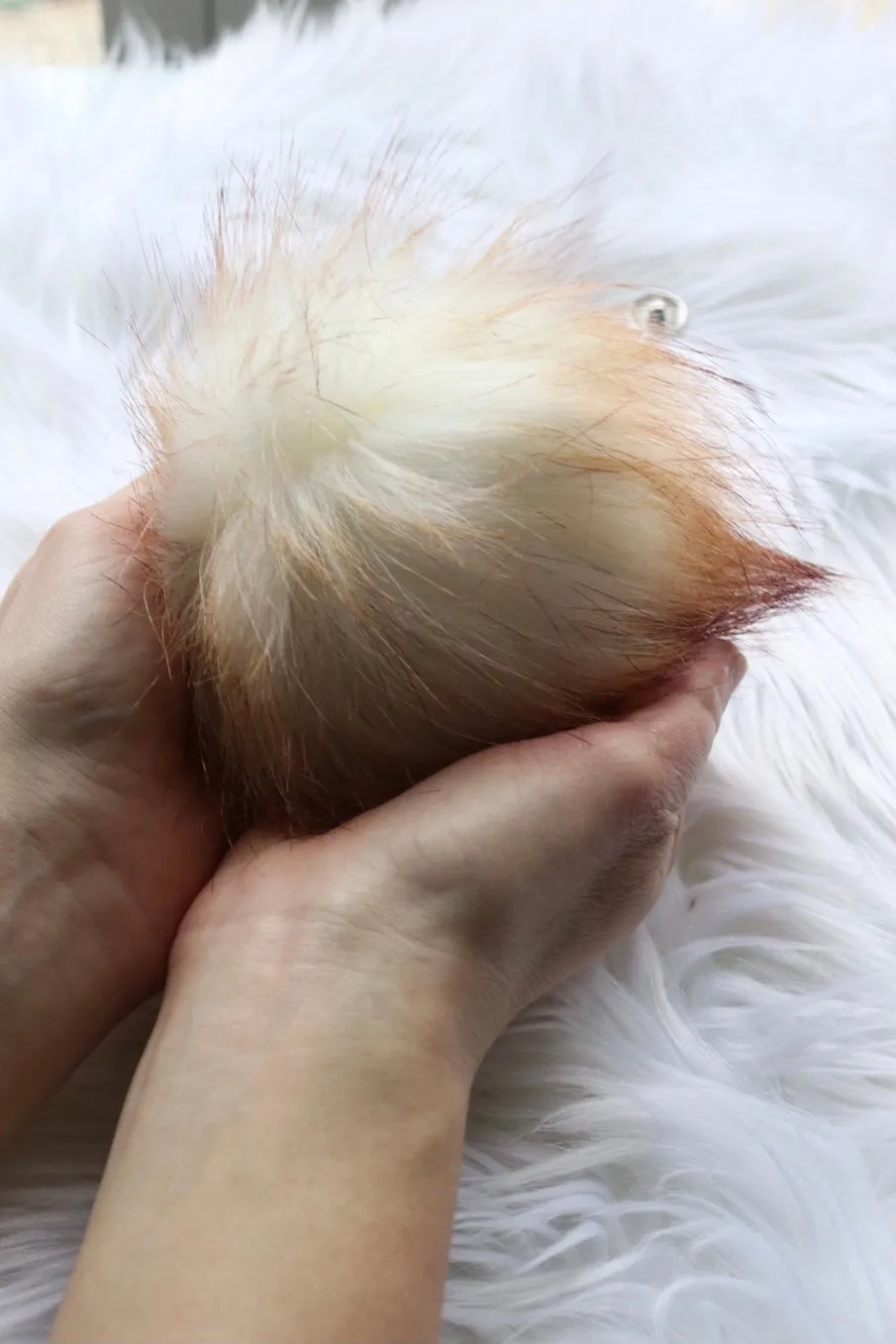 Large 6" Faux Fur Pom-Pom