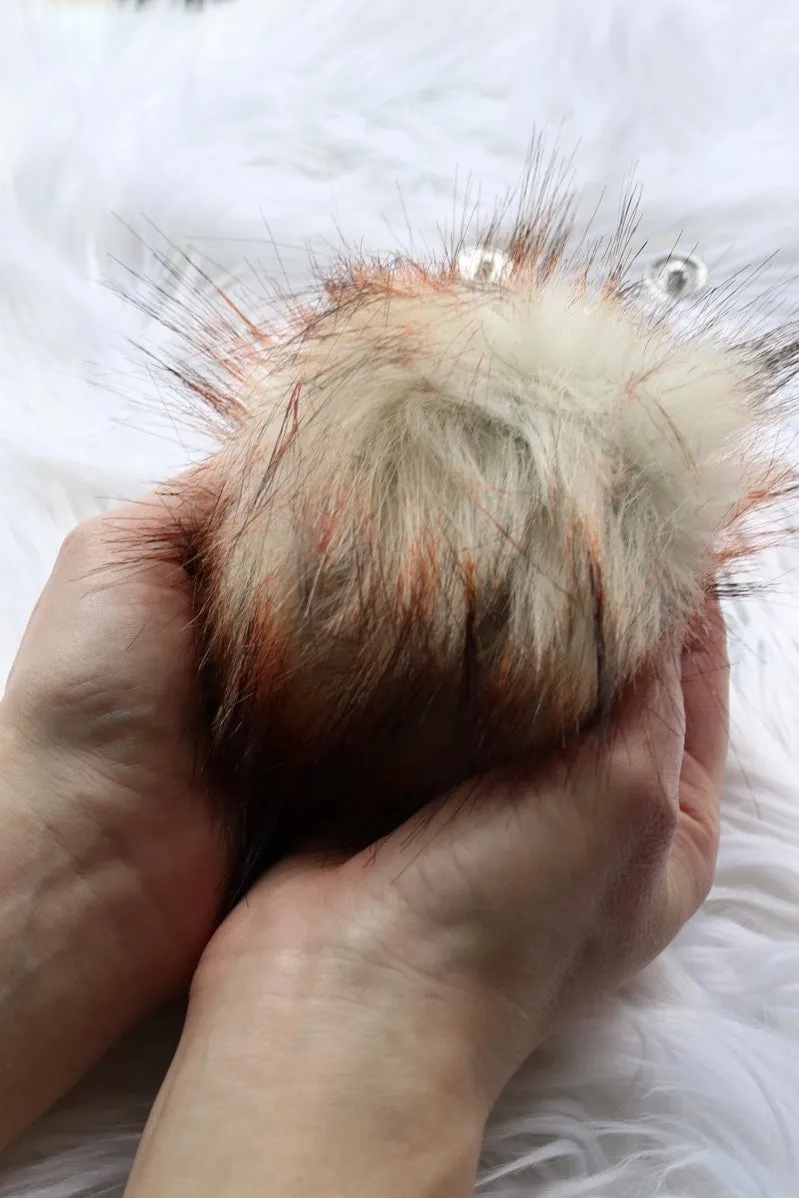 Large 6" Faux Fur Pom-Pom