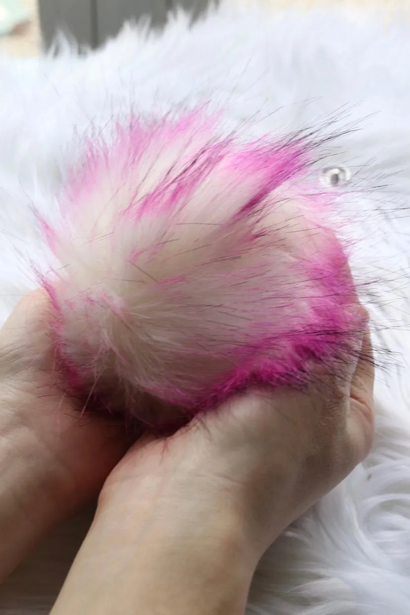 Large 6" Faux Fur Pom-Pom