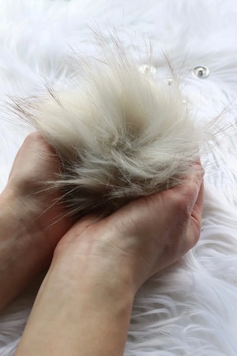 Large 6" Faux Fur Pom-Pom