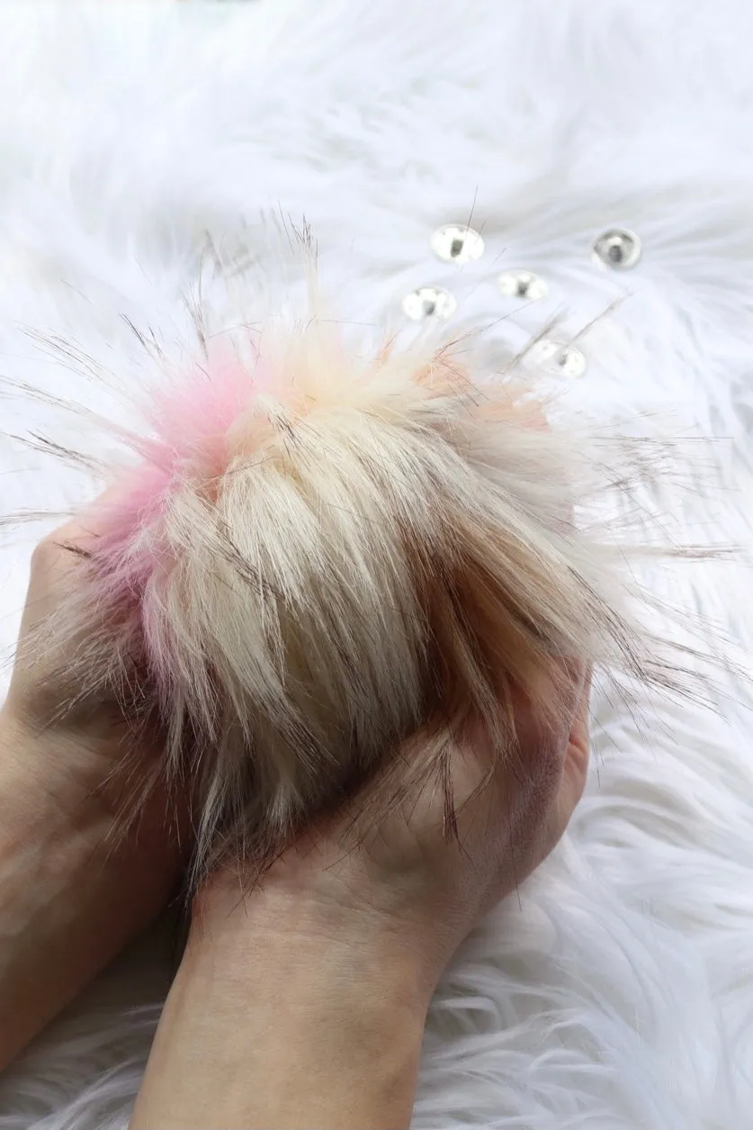 Large 6" Faux Fur Pom-Pom