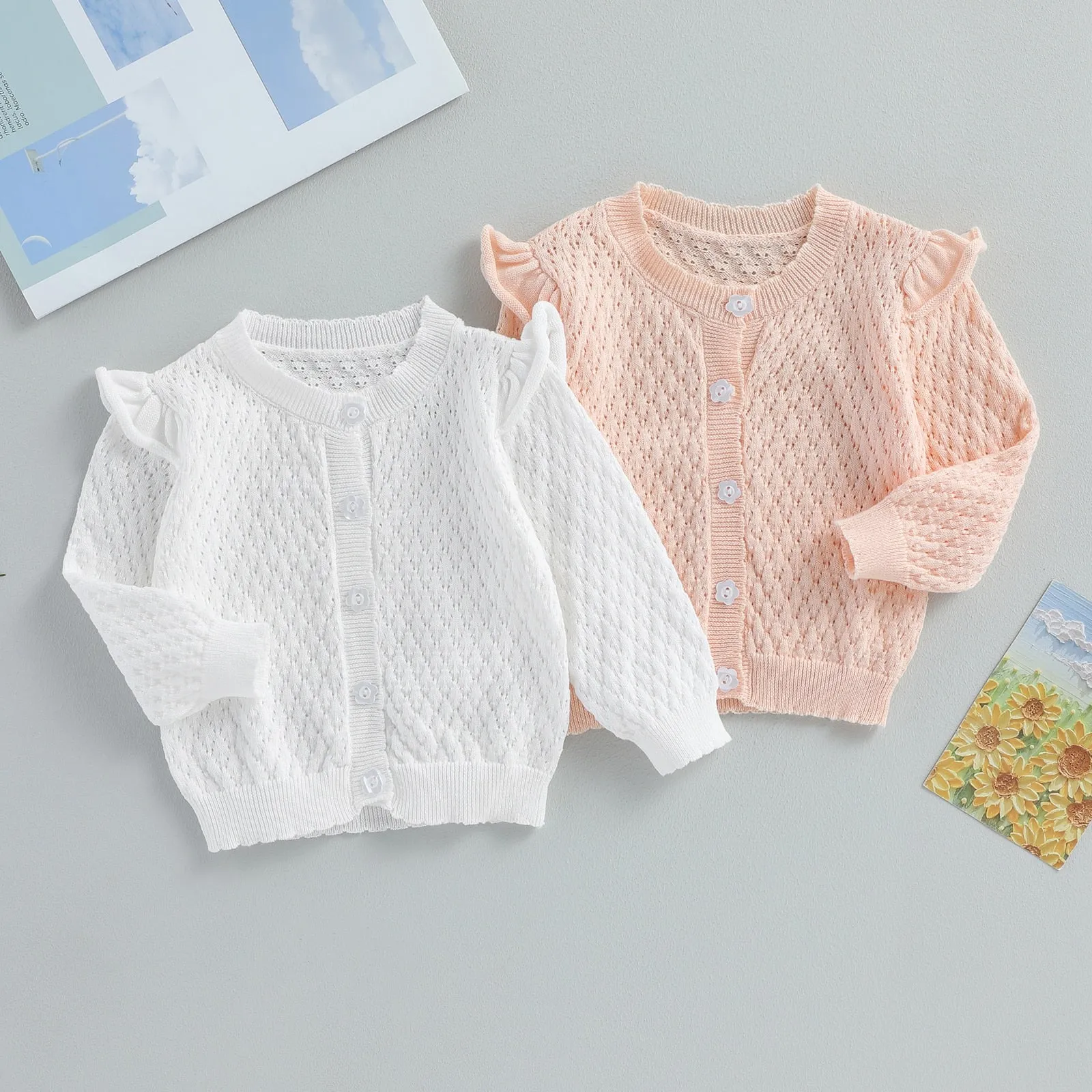 LEAH Angel Wing Knitted Cardigan