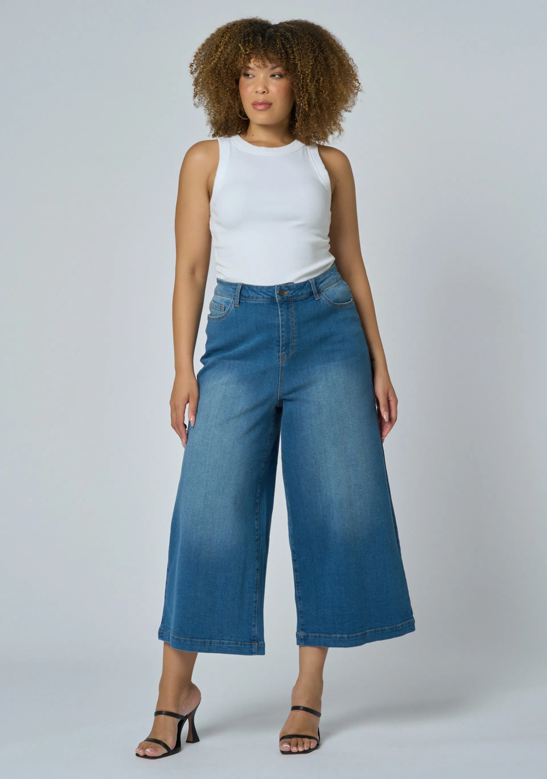 Leigh Denim Culotte