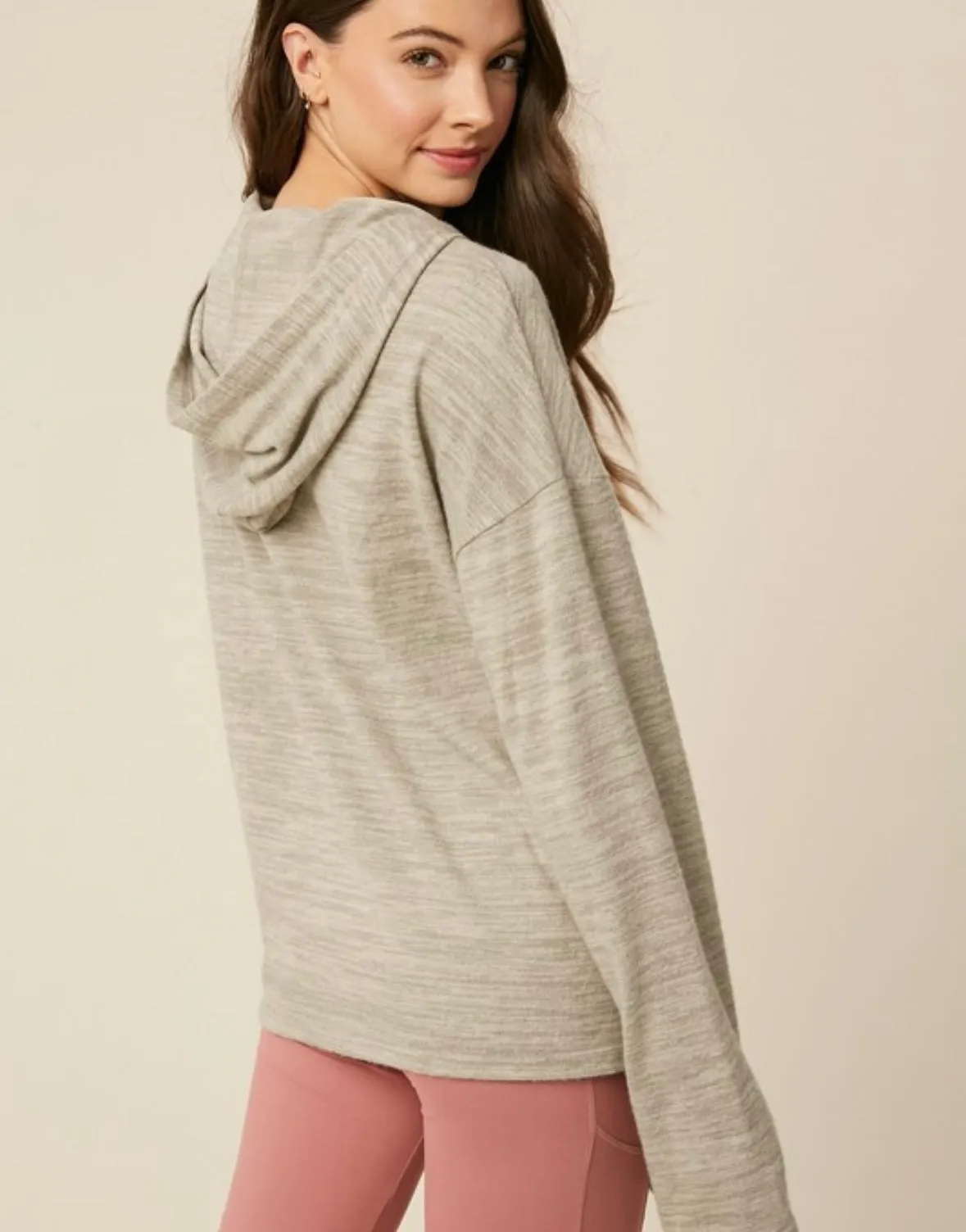 LOL Bell Sleeved Henley Hoodie