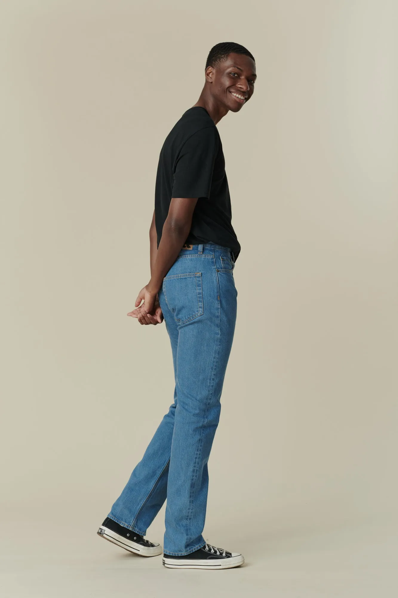 Men's Straight Cut Selvedge Jean - Fade