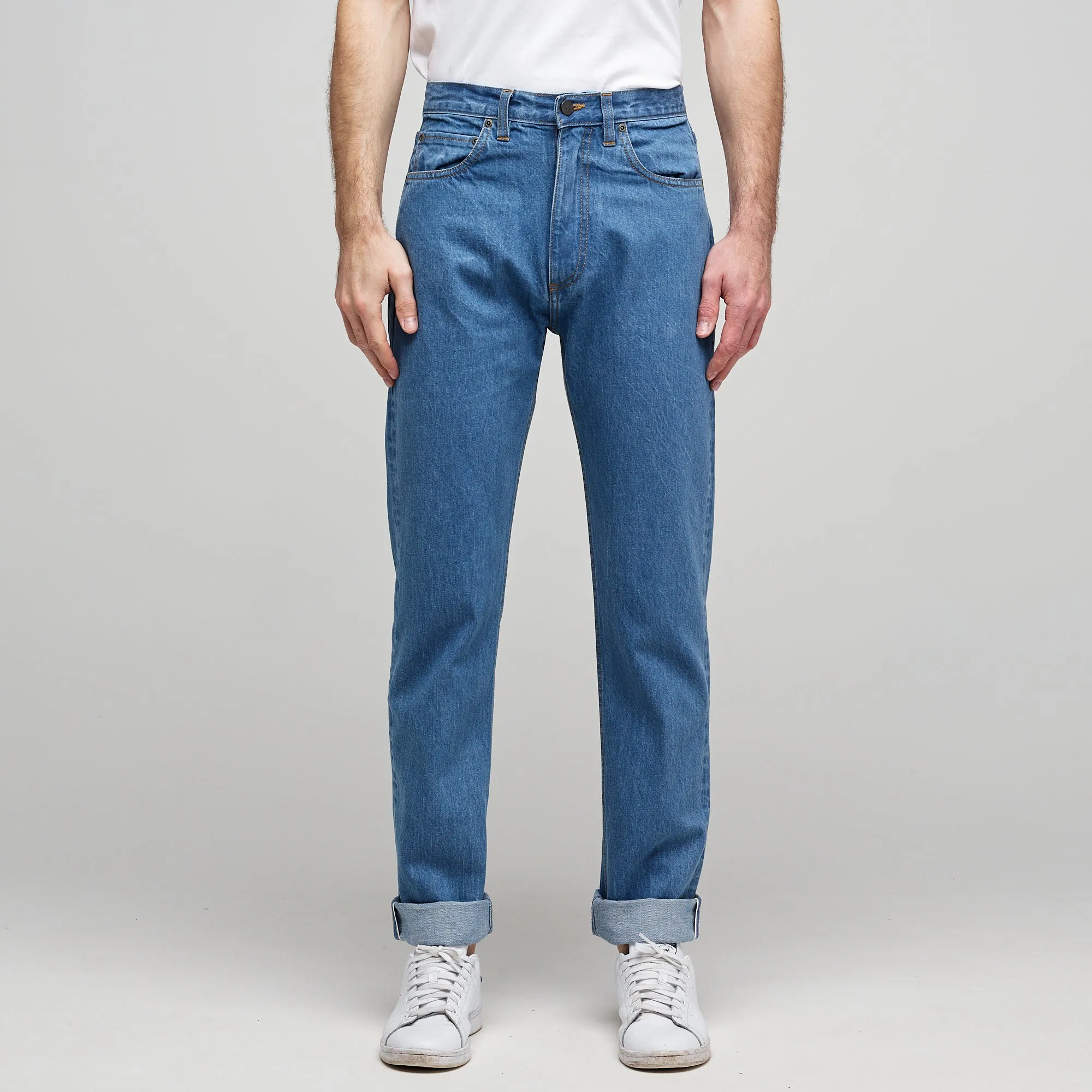 Men's Straight Cut Selvedge Jean - Fade