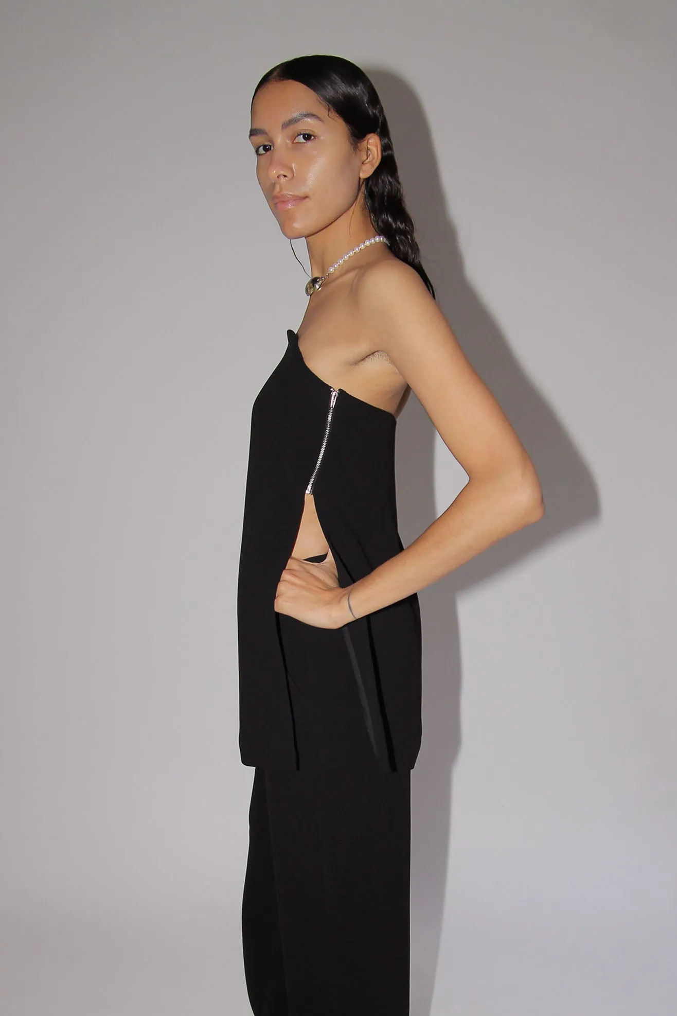 MR. LARKIN, Rebecca Tunic, Black