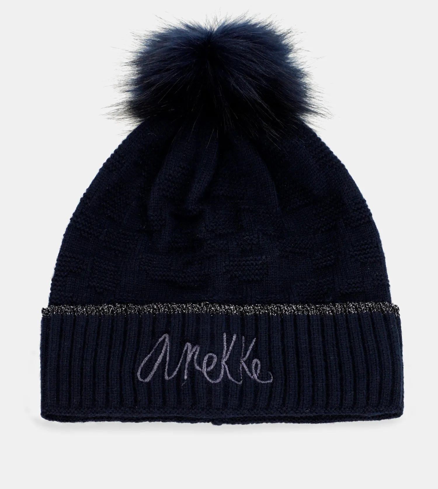 Navy Blue Shodō Knit Hat