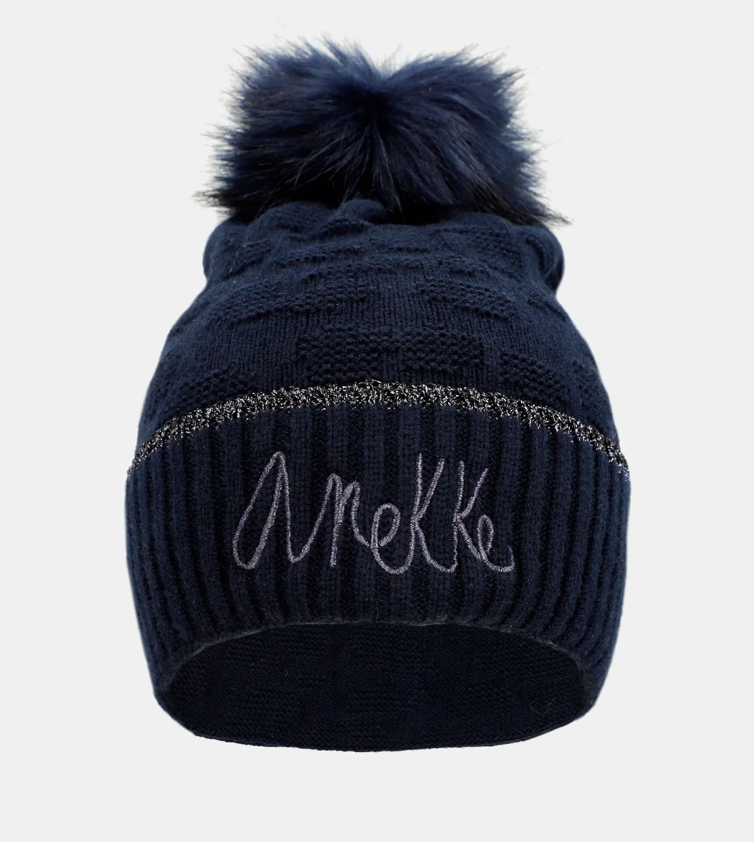 Navy Blue Shodō Knit Hat