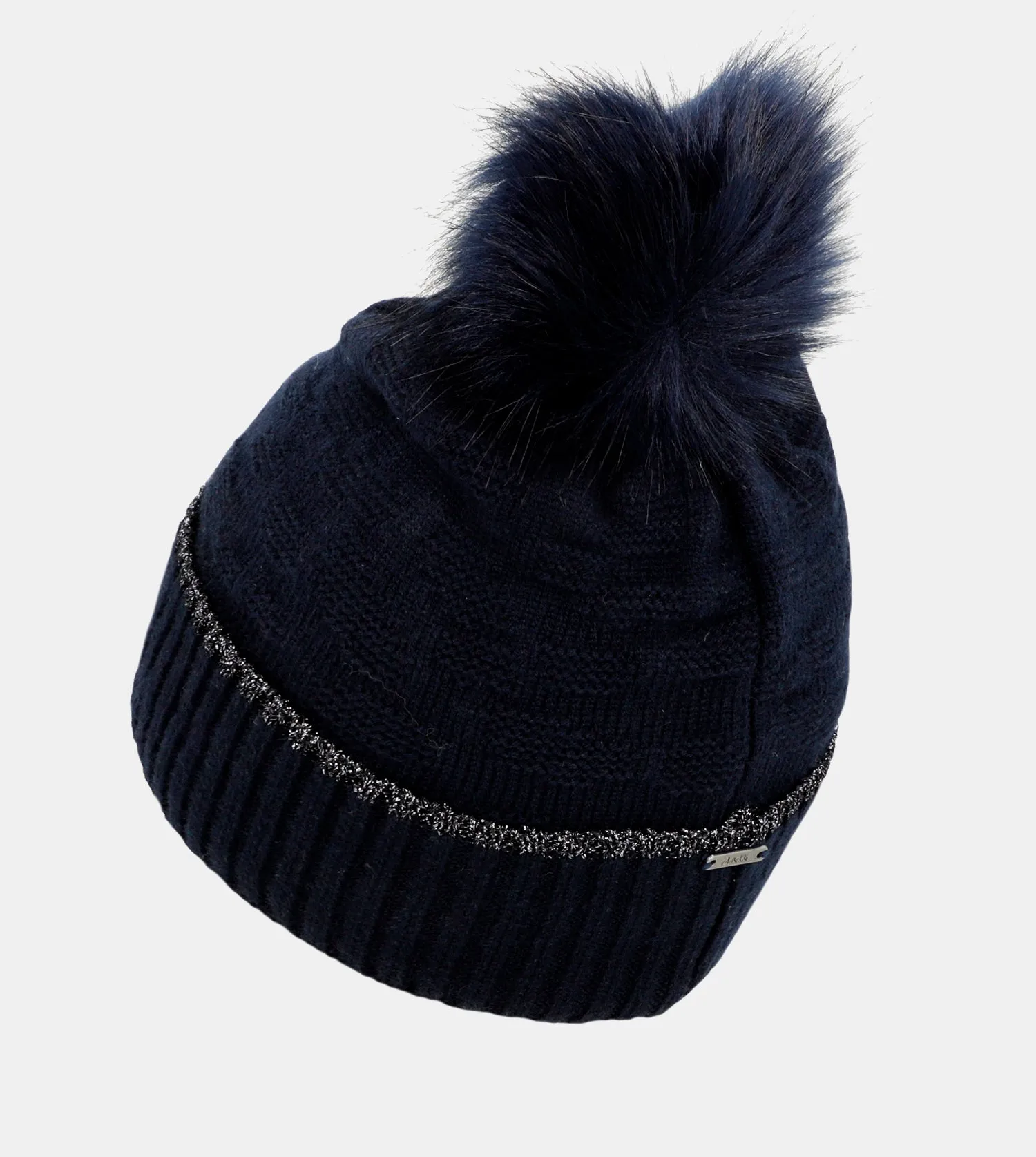 Navy Blue Shodō Knit Hat