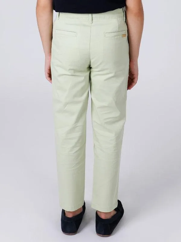 One Friday Mint Solid Trouser