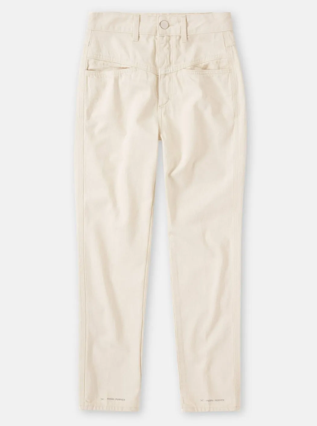 PEDAL PUSHER JEANS | IVORY
