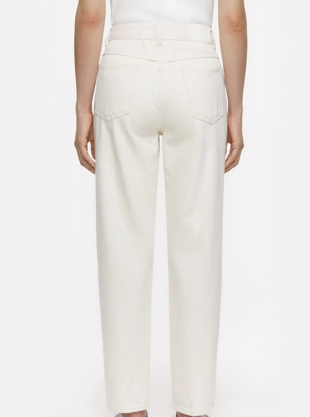 PEDAL PUSHER JEANS | IVORY