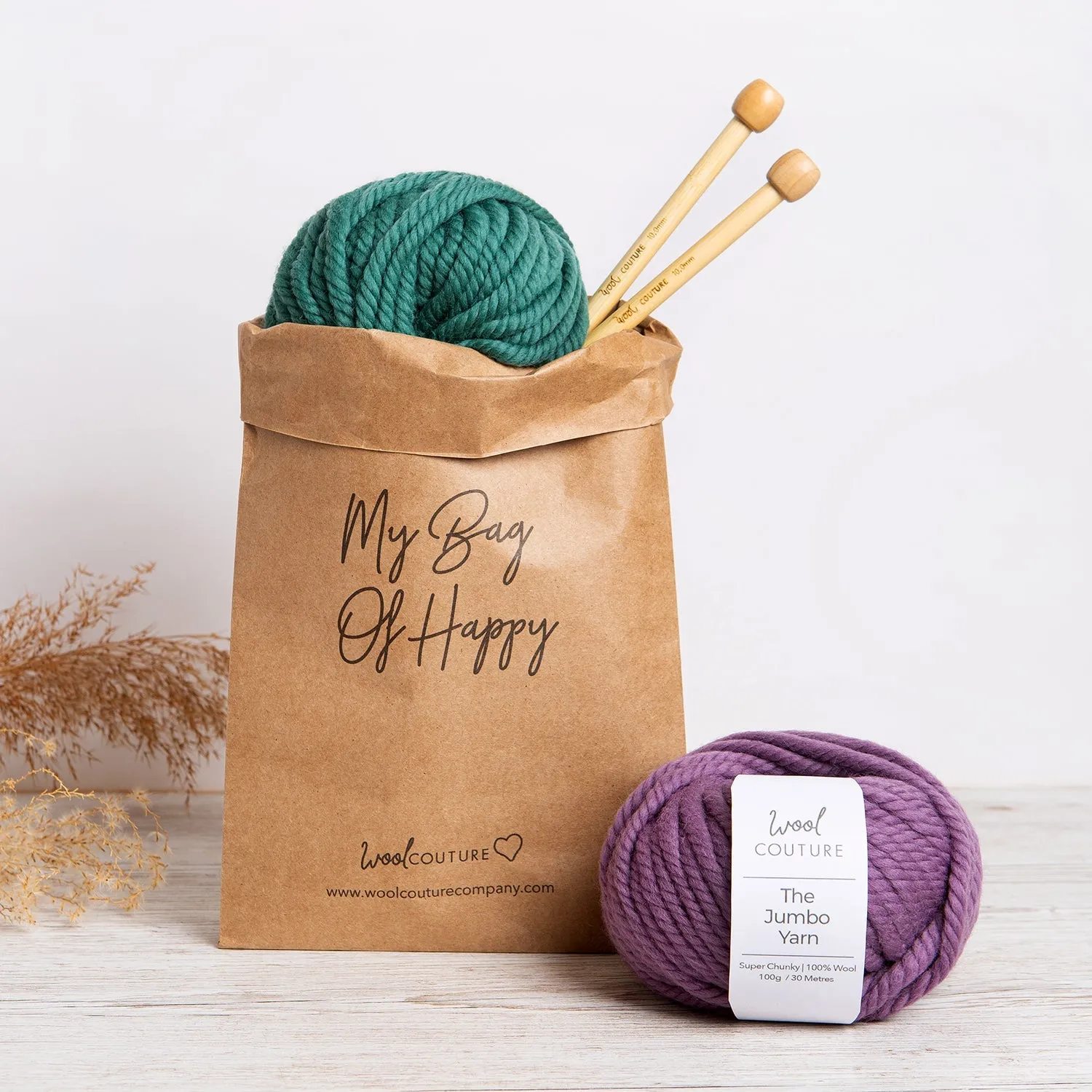 Pom Pom Hat Knitting Kit