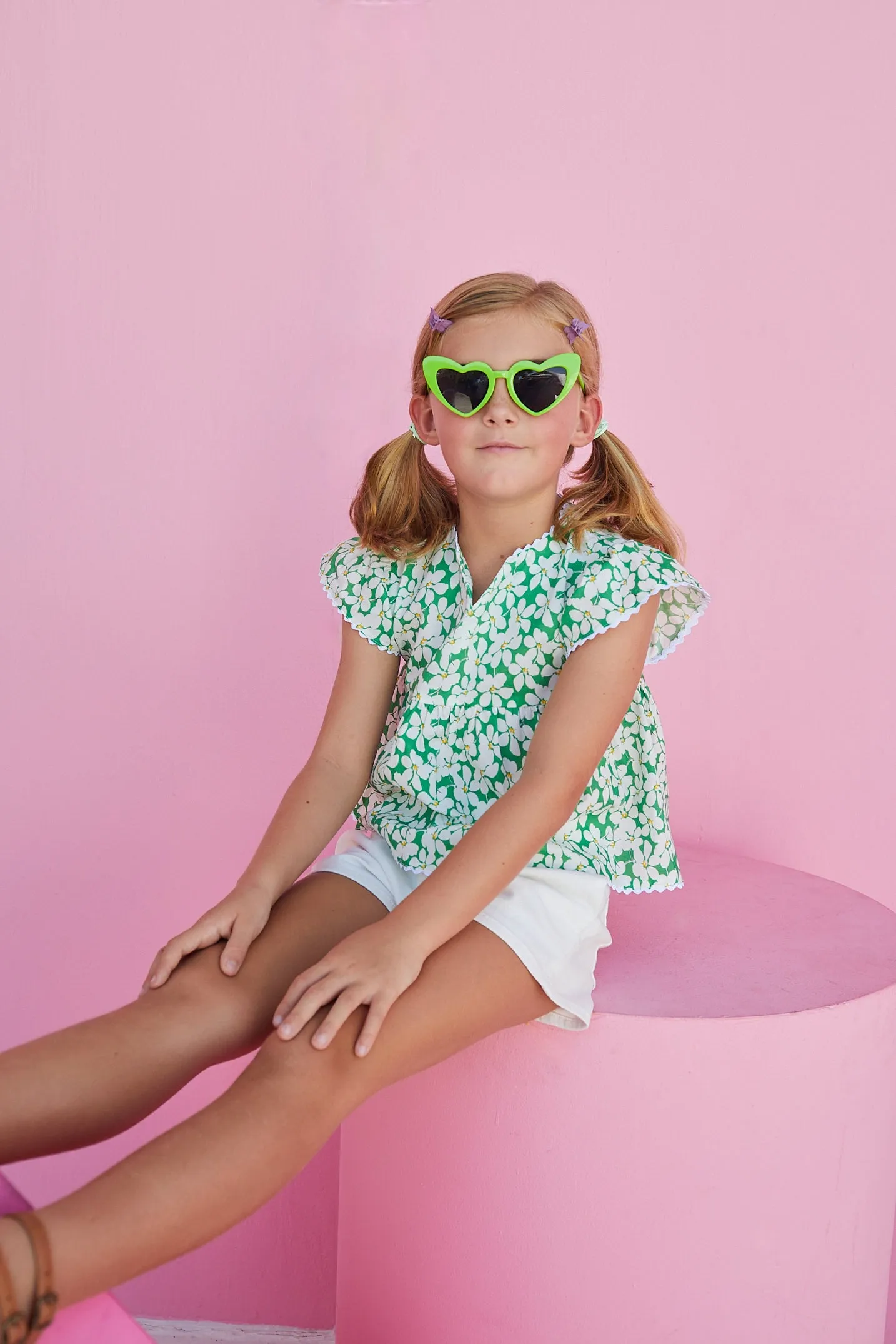 Positano Blouse - Piccadilly Lawn