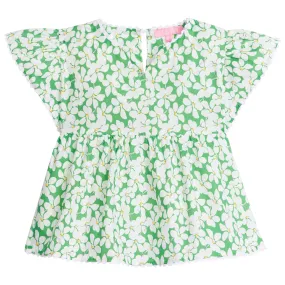 Positano Blouse - Piccadilly Lawn