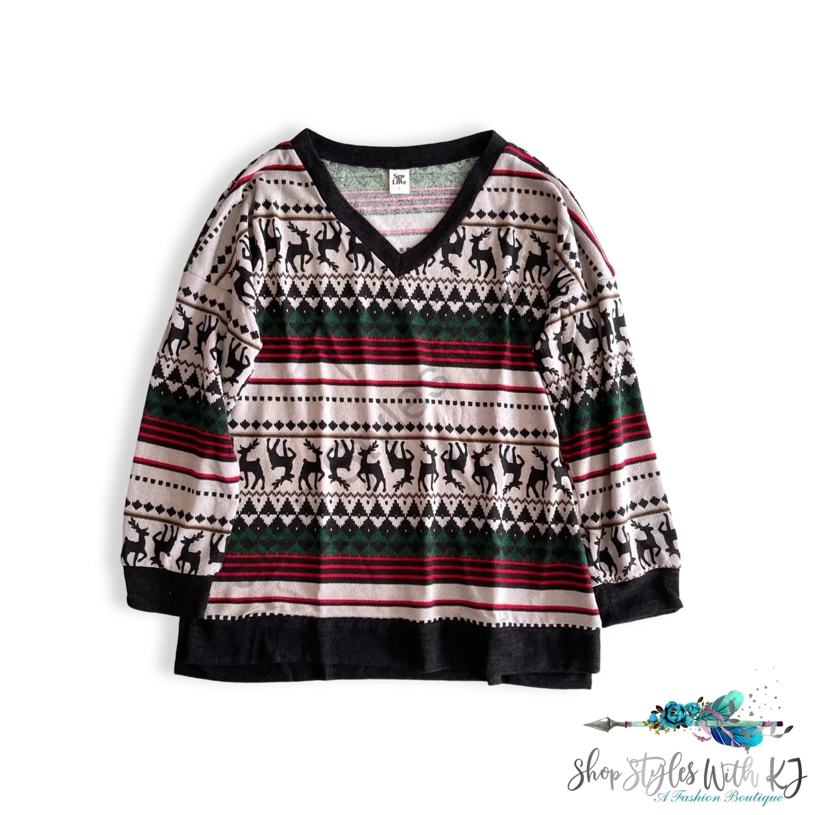 Reindeer on the Rooftop Sweater