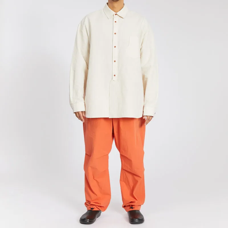 Savant Shirt - Bone Linen Cotton