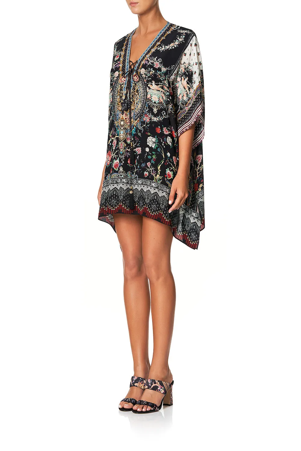 SHORT LACE UP KAFTAN HAUTE PROVINCIAL