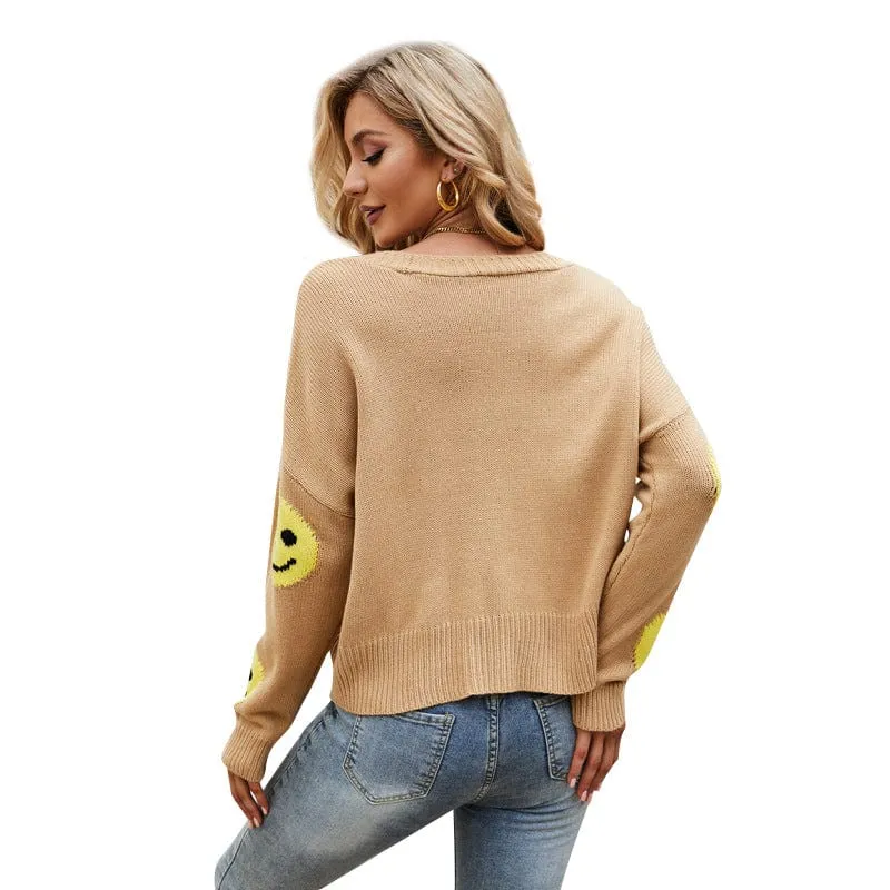 Smiley Face Cardigan