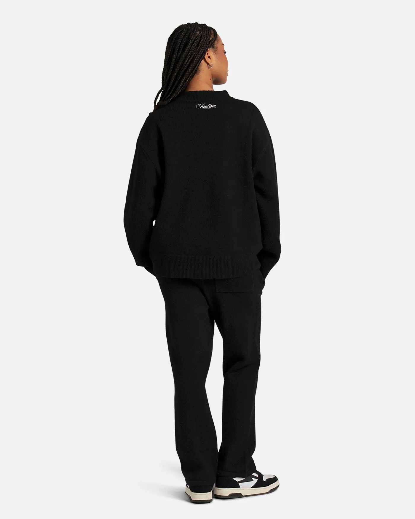 SSS REALISM RADIANT KNIT CREWNECK BLACK