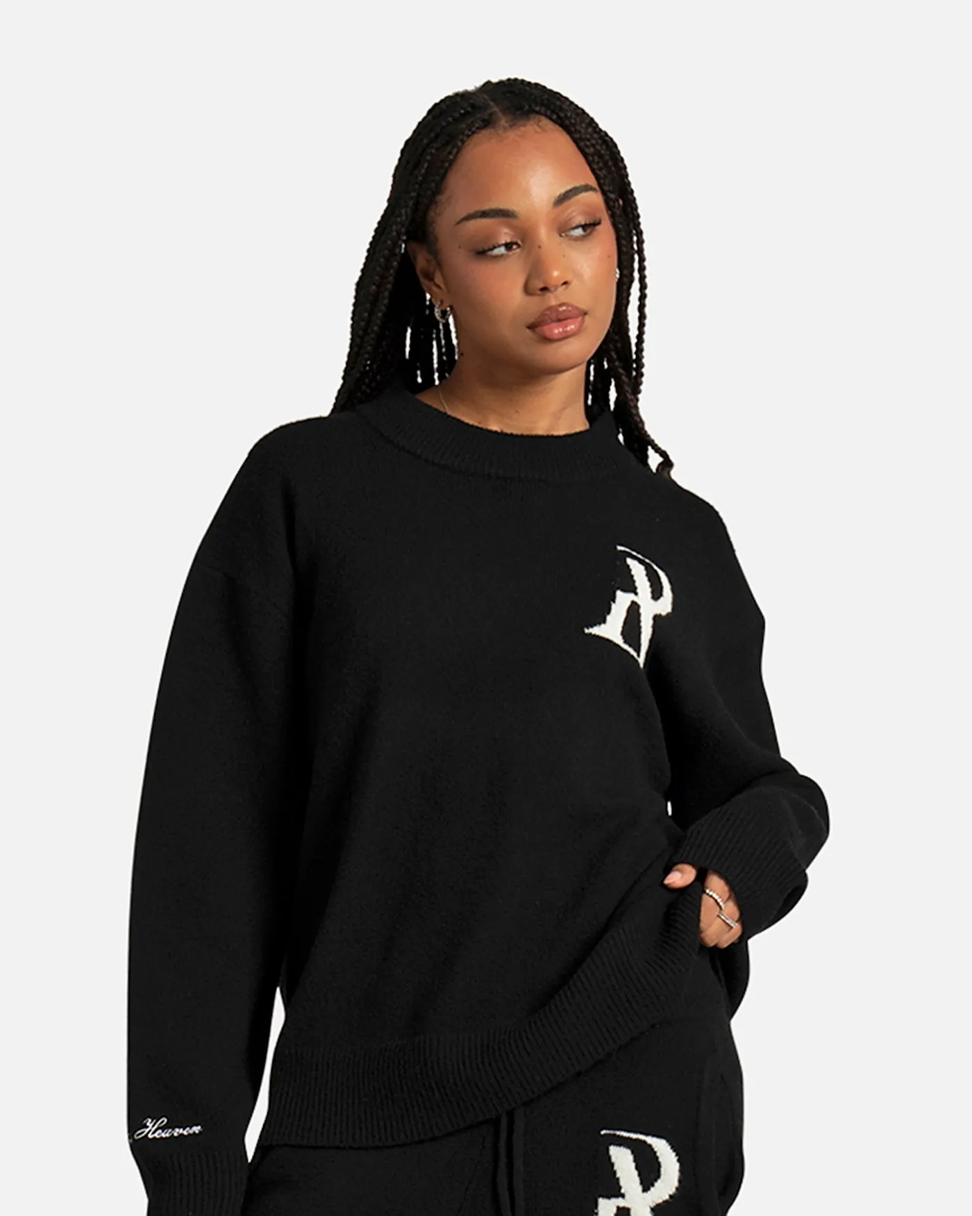 SSS REALISM RADIANT KNIT CREWNECK BLACK