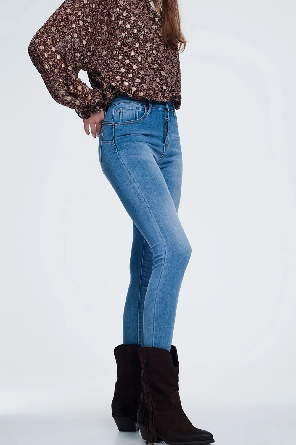 Super Skinny High Waist Jeans