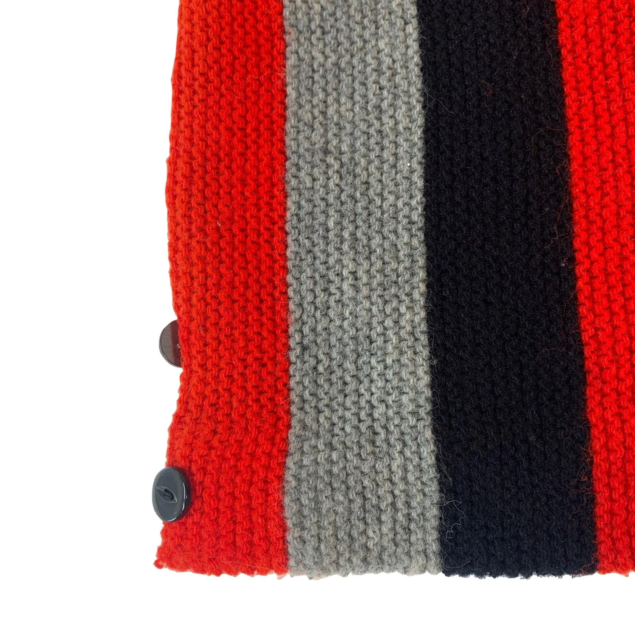Vintage Norwegian "Striped" Orlon Acrylic Cardigan
