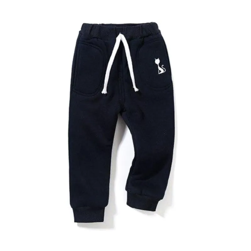 Winter Drawstring Cotton Joggers